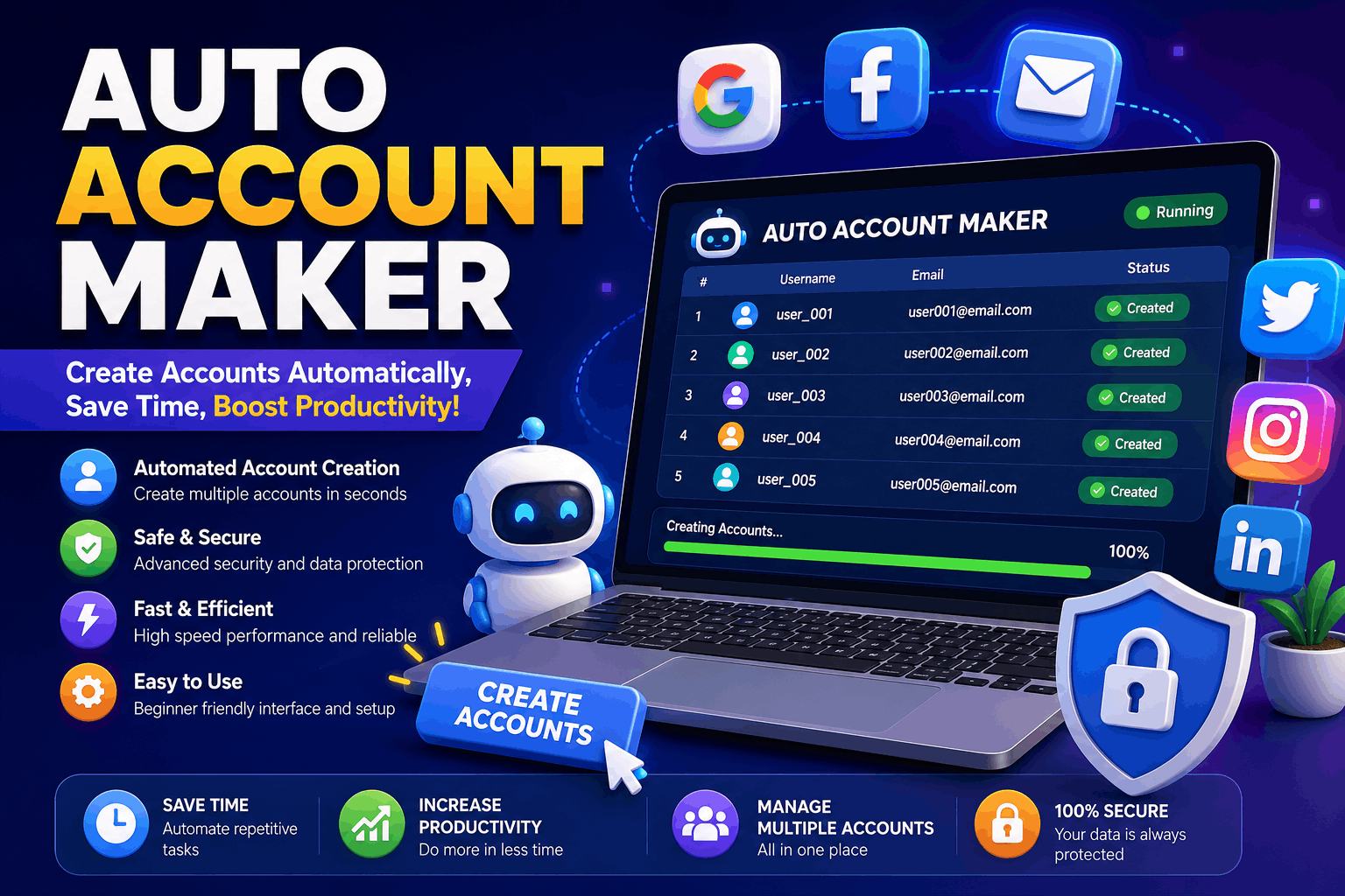 auto account maker