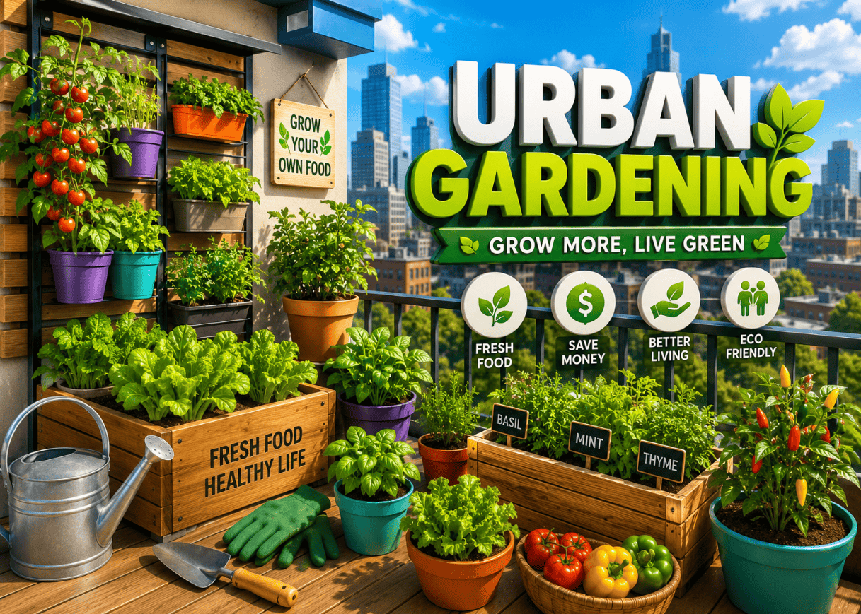 what is urban gardening