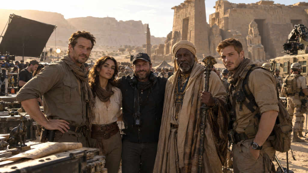 cast of the 2017 mummy