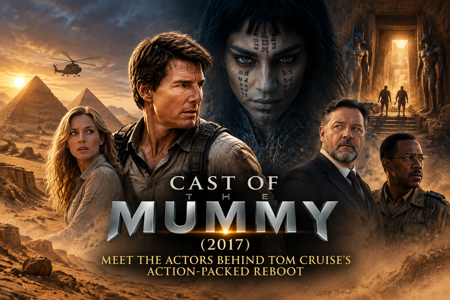 cast of the 2017 mummy