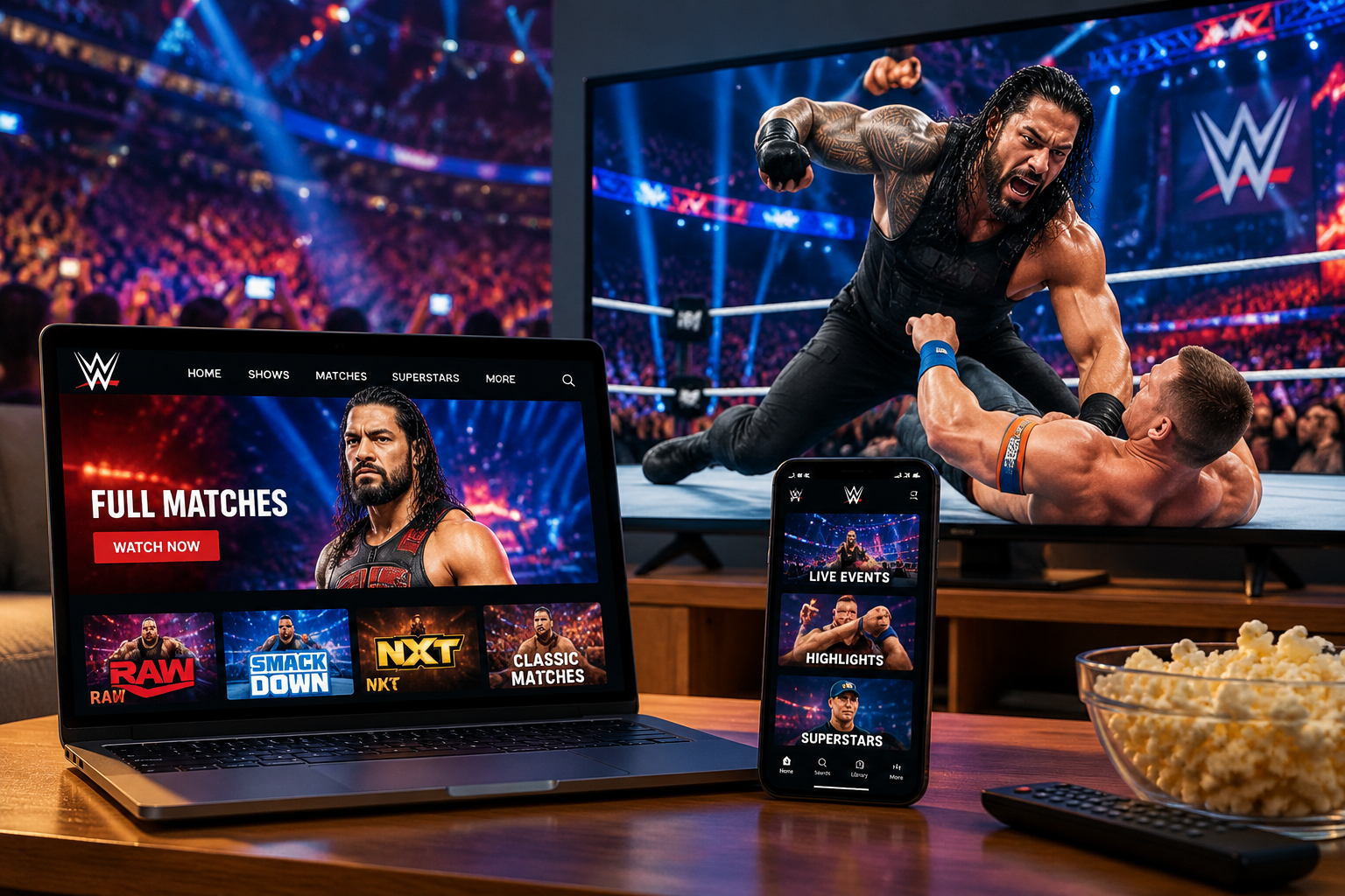 Watch Wrestling Online Free