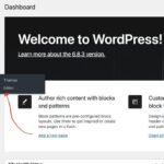 footer editor in WordPress
